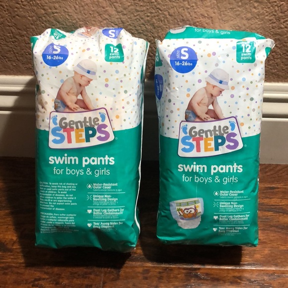 3/$15 SALE 💫 Gentle Steps Swim Pants Bundle - Picture 3 of 3